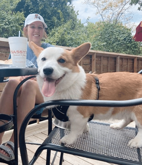 Corgi at Sassy’s Red House