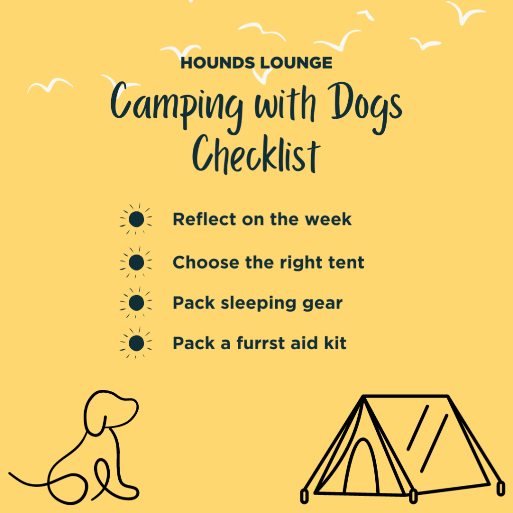 Hounds Lounge Camping with Dogs checklist